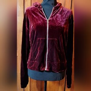MODA INT'L full-zip hooded jacket Size M